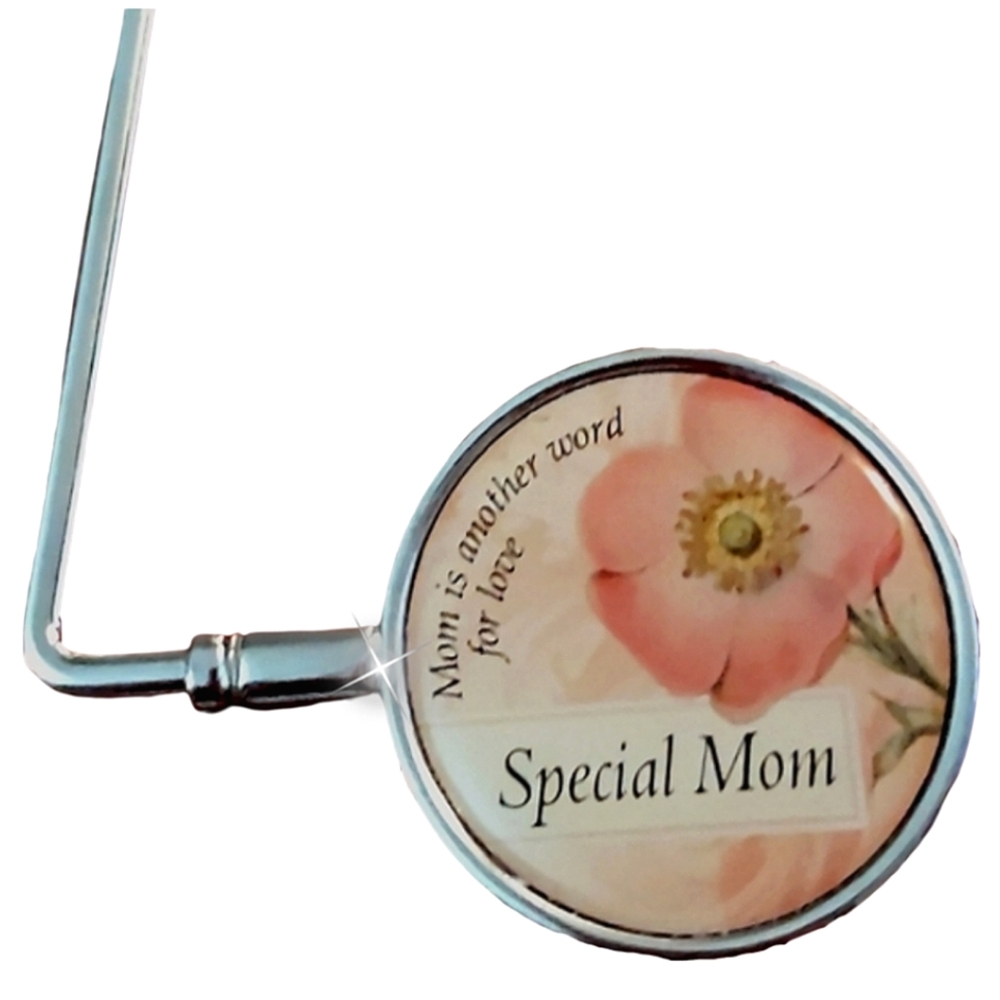 MOM Handbag Purse Hook Holder Hanger